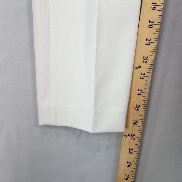 Spanx Ankle Straight Pant Comfort Stretch Pull On Waist Silver Lining Size Small - Picture 8 of 16